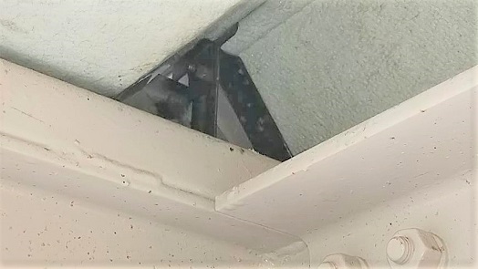 滋賀県草津市でガレージ天井に営巣したアシナガバチの蜂の巣駆除