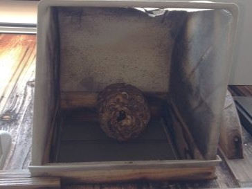 ㉜換気扇フード内コガタスズメバチ駆除滋賀県京都府