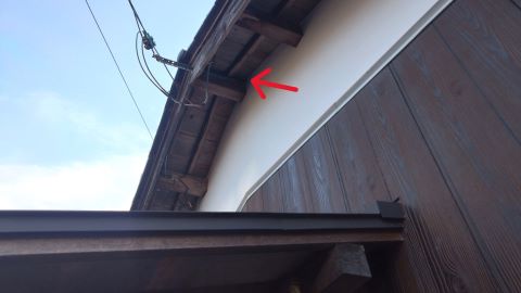 滋賀県甲賀市甲南町で屋根裏に営巣したキイロスズメバチの蜂の巣駆除